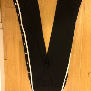 Flare pants - buttons on the side